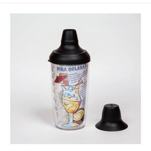 Tervis Cocktail “Pina Colada” Shaker with Black Lid, mixologist, bartender